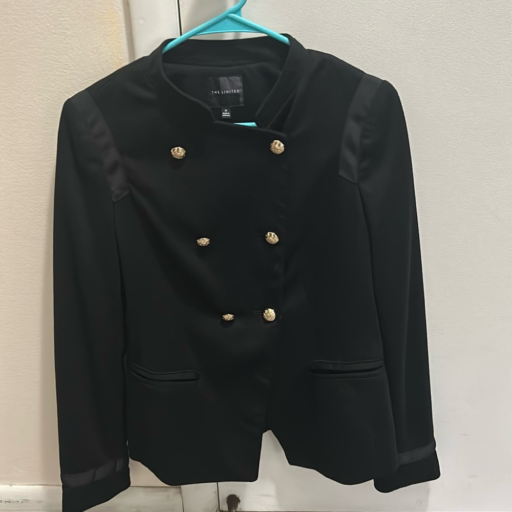 Button up black blazer